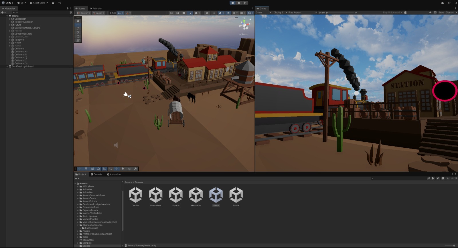 Vista preliminar de TIME SCAPE, experiencia VR interactiva